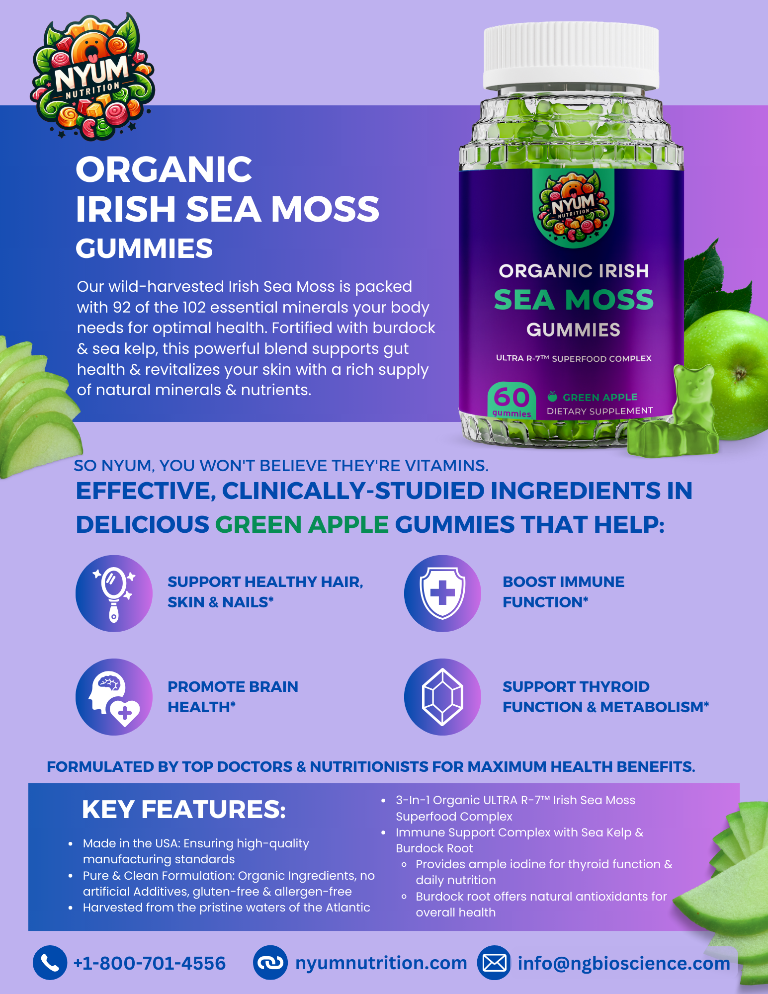 Organic Irish Sea Moss Gummies