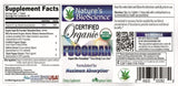 Organic Fucoidan label